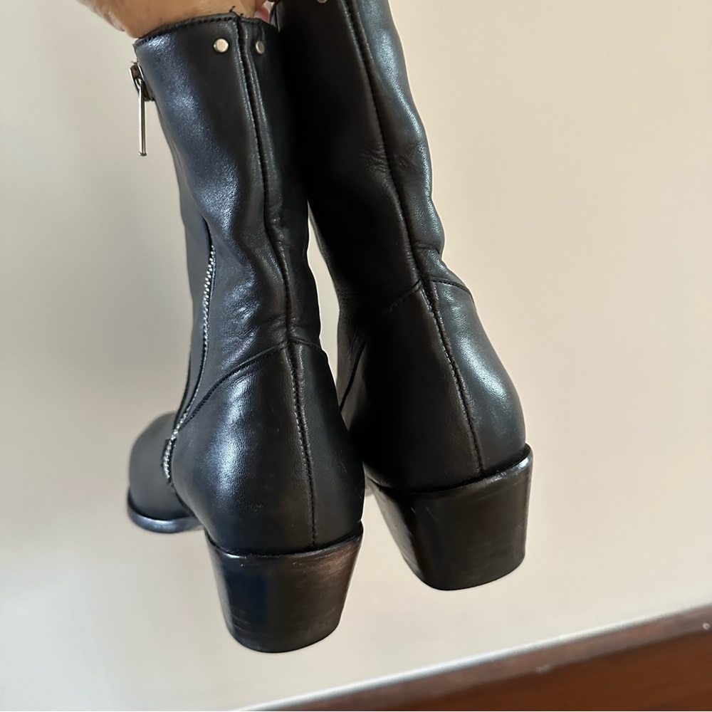 Leather Booties - Picture 9 of 10